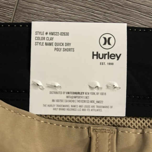 Hurley Hybrid Walkshort, Size 36, NWT - Picture 6 of 10